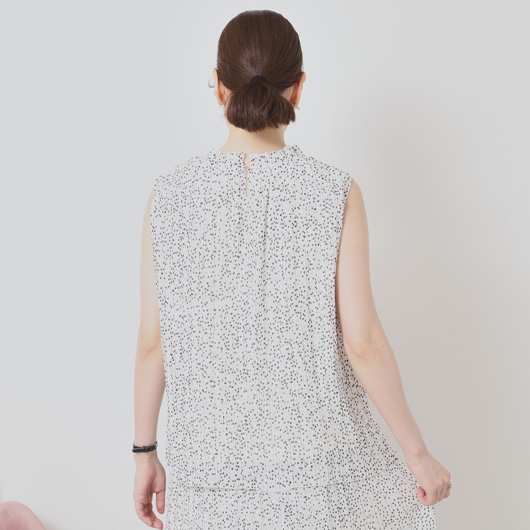 ITS&rsquo;DEMO「【手洗い可】楊柳プリーツブラウス」|シャツ・ブラウス|