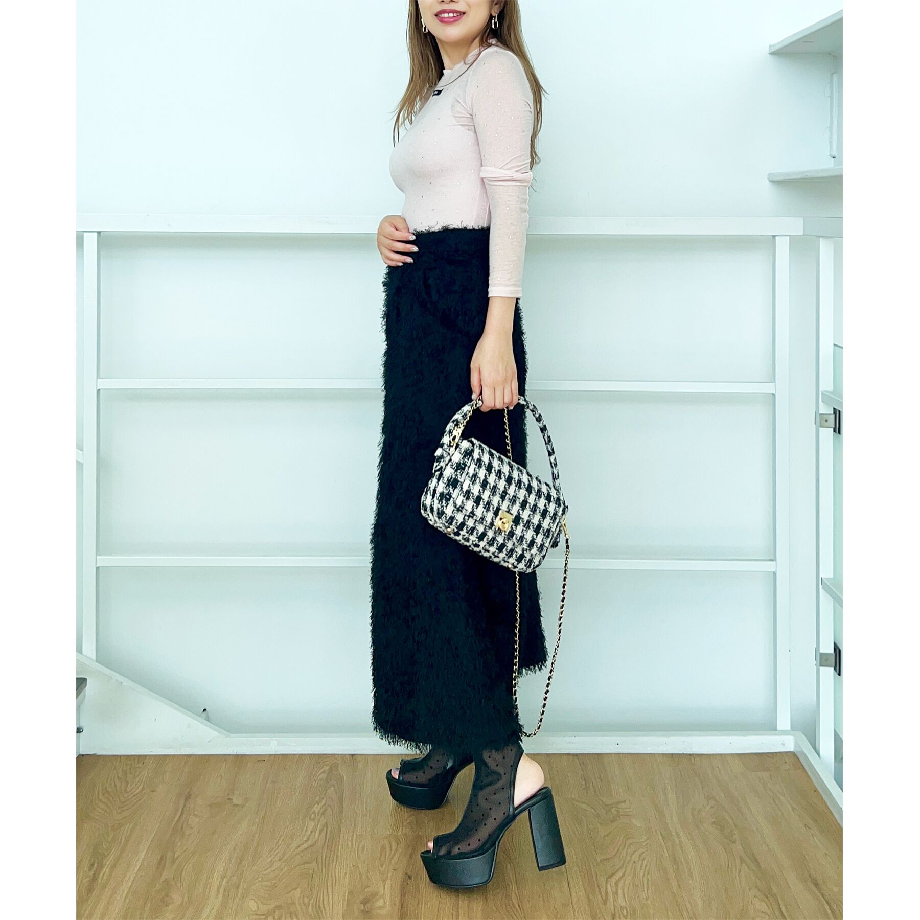 ESPERANZA「厚底ラク盛りブーツヒールサンダル」|ショートブーツ|