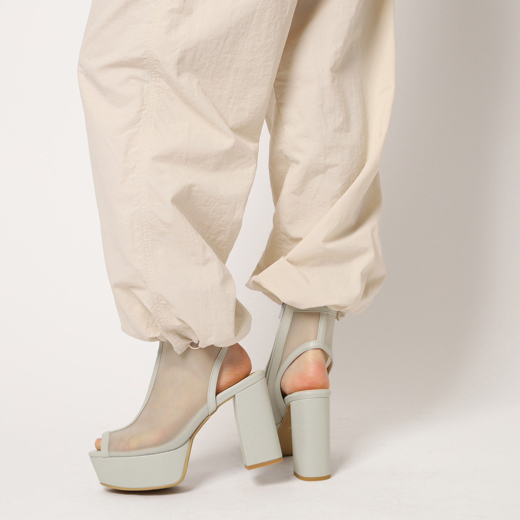 ESPERANZA「厚底ラク盛りブーツヒールサンダル」|ショートブーツ|