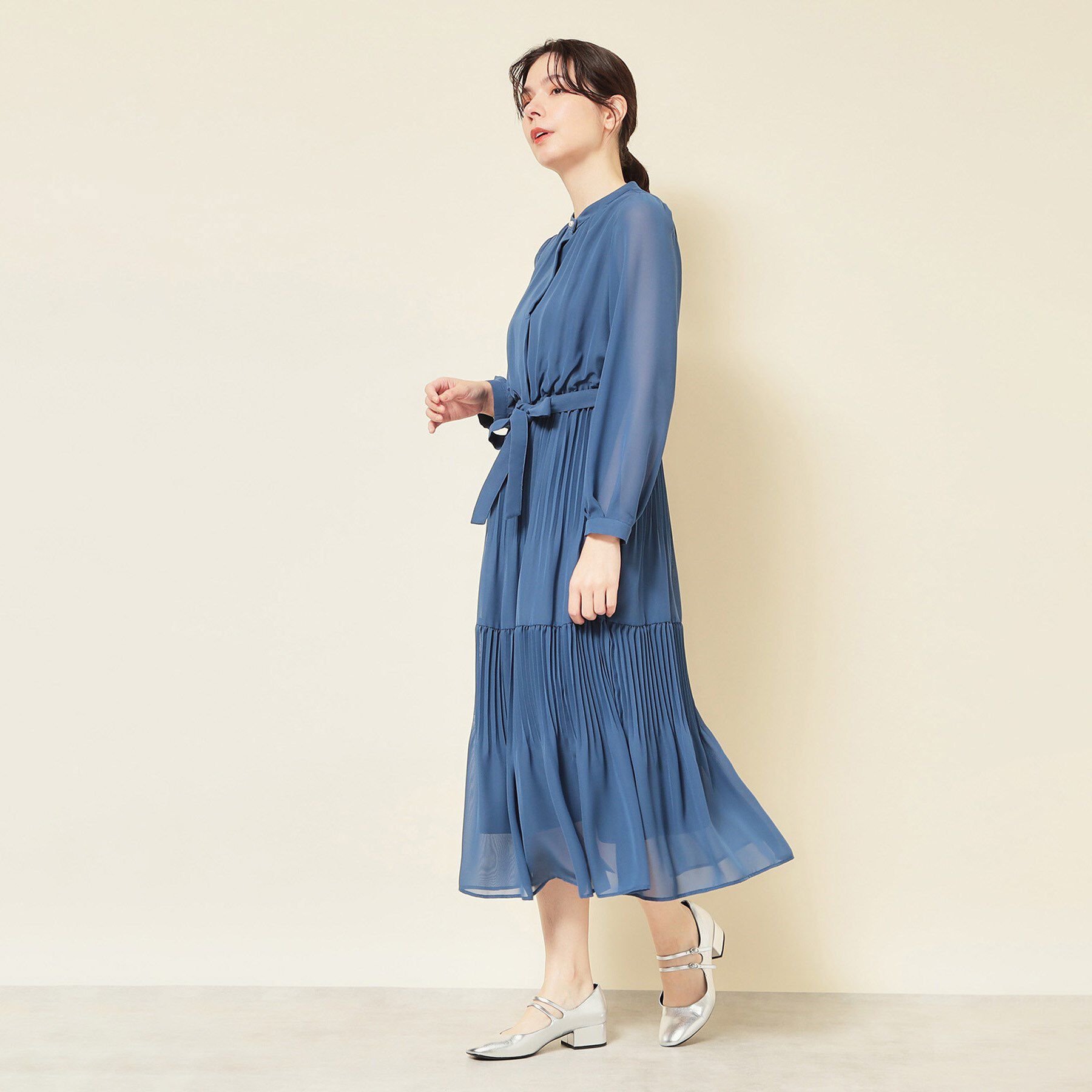 SunaUna「【S～Lサイズ／セレモニーにも】プリーツワンピース」|ワンピース|