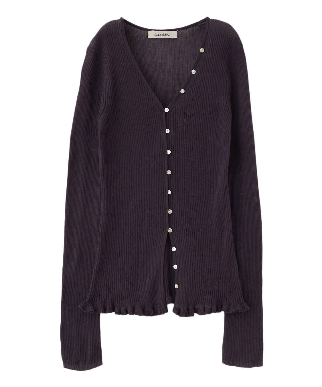 COCO DEAL「スイビリブニットカーディガン」|ニット・セーター|チャコール