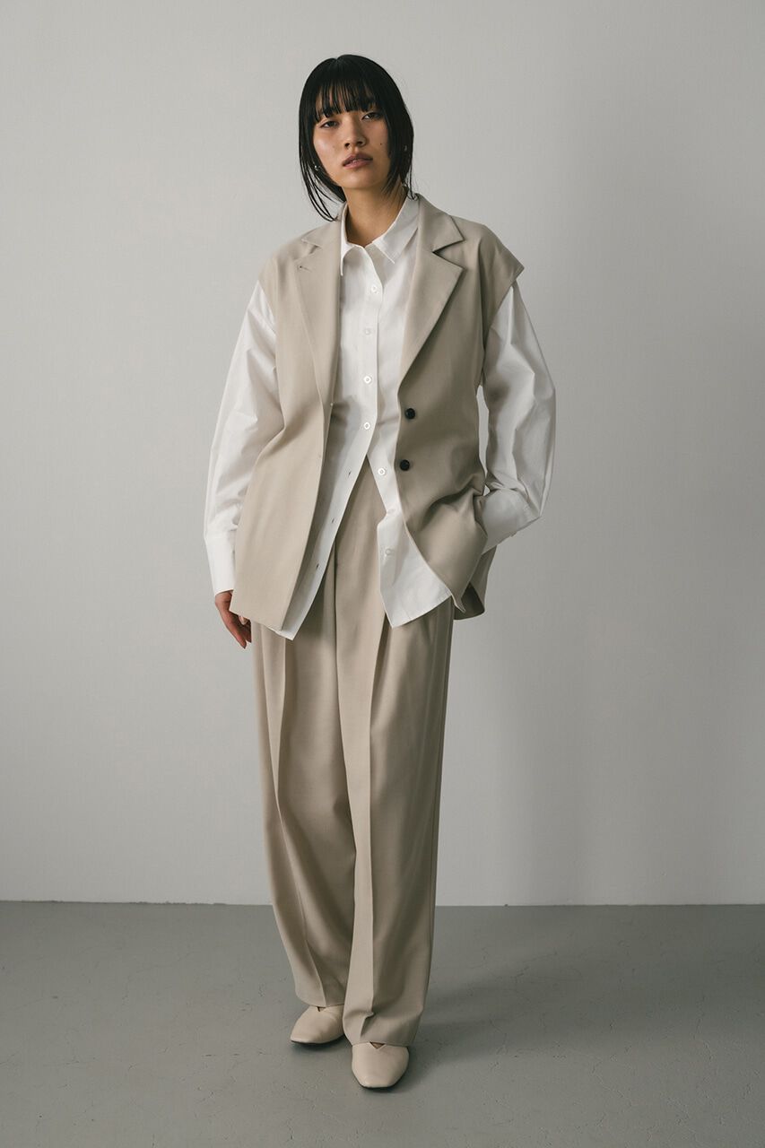 STYLEMIXER「ルーズテーラードベスト」|ダウンベスト・ベスト|