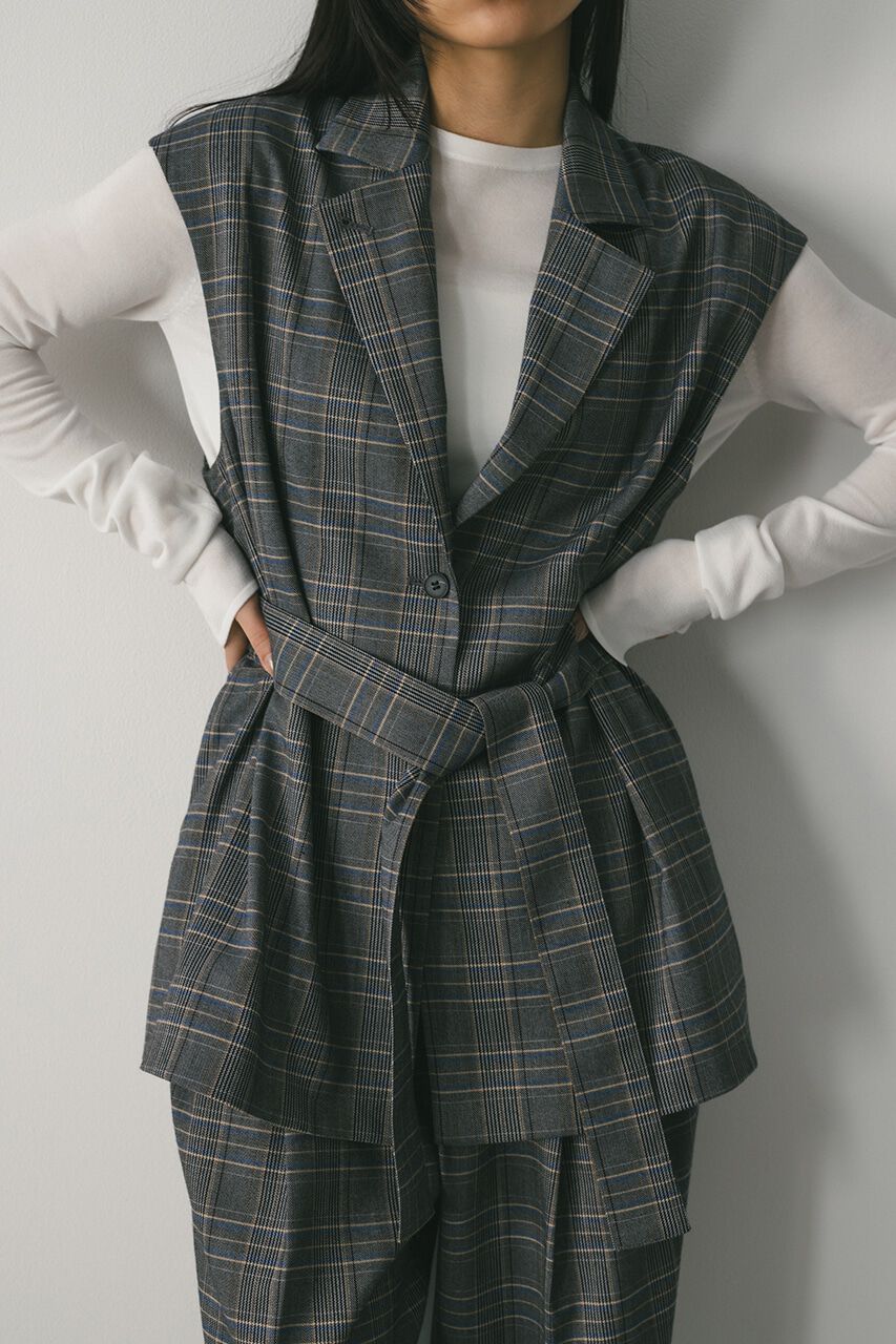 STYLEMIXER「ルーズテーラードベスト」|ダウンベスト・ベスト|Multi_1