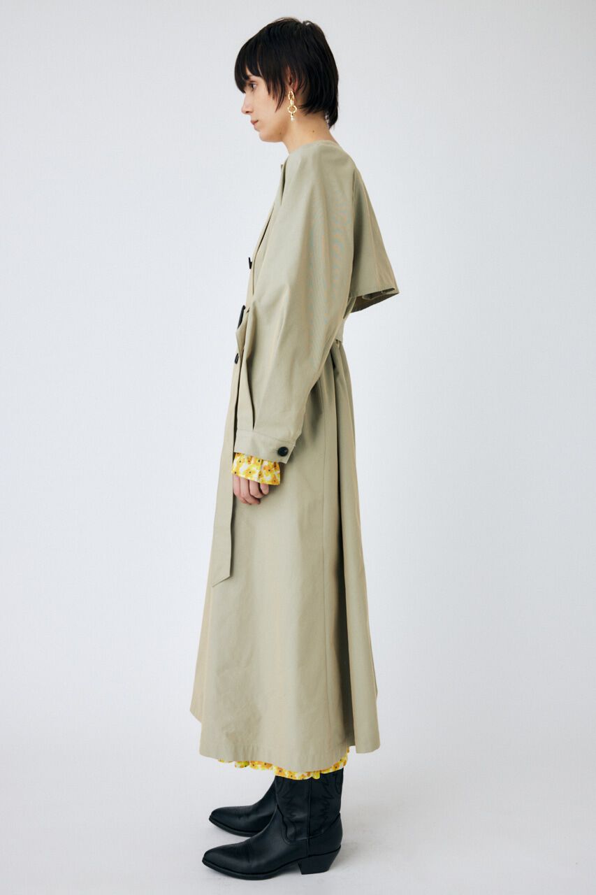MOUSSY「COLLARLESS TRENCH コート」|その他|