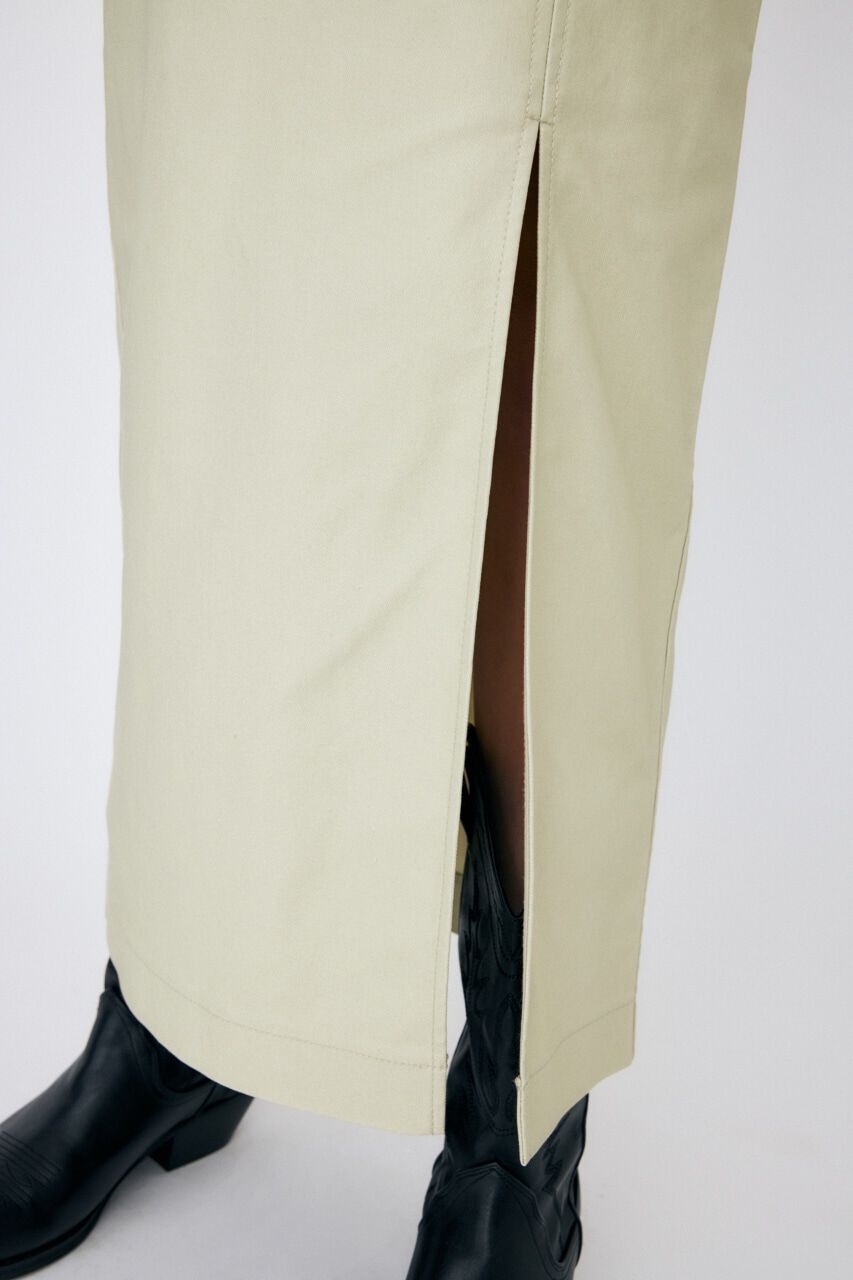 MOUSSY「HIGH SLIT ロングスカート」|スカート|