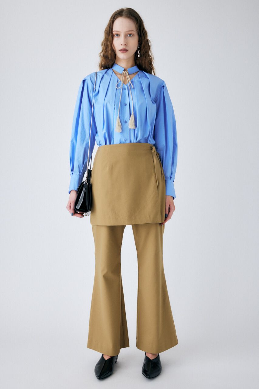 MOUSSY「SKIRT LAYERED FLARE パンツ」|その他|
