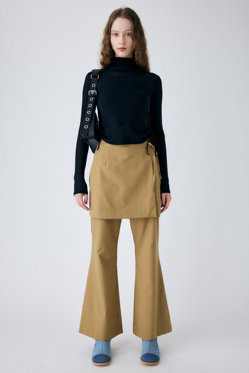 MOUSSY「SKIRT LAYERED FLARE パンツ」|その他|