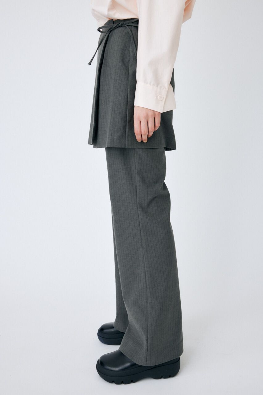 MOUSSY「SKIRT LAYERED FLARE パンツ」|その他|