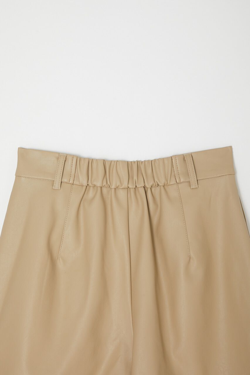 MOUSSY「F/LEATHER HW HALF パンツ」|その他|