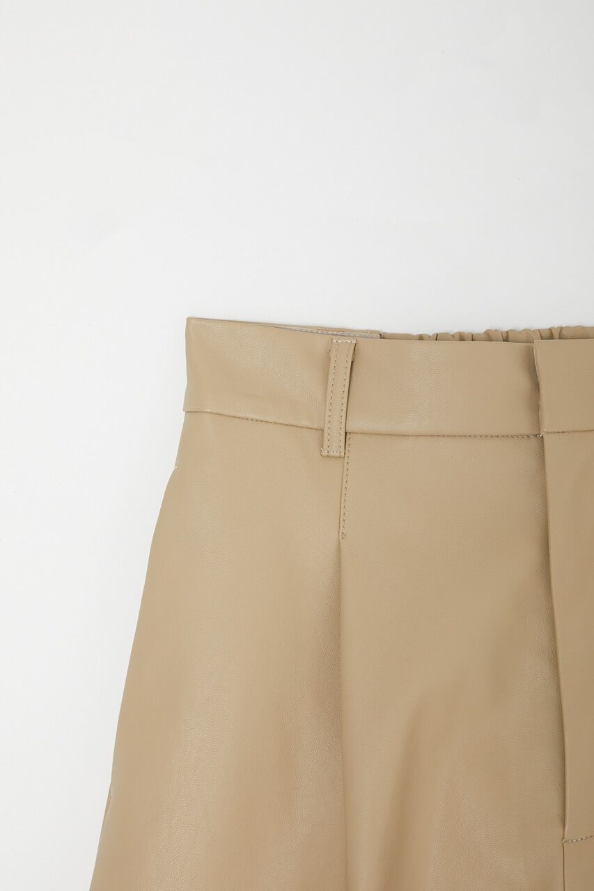 MOUSSY「F/LEATHER HW HALF パンツ」|その他|