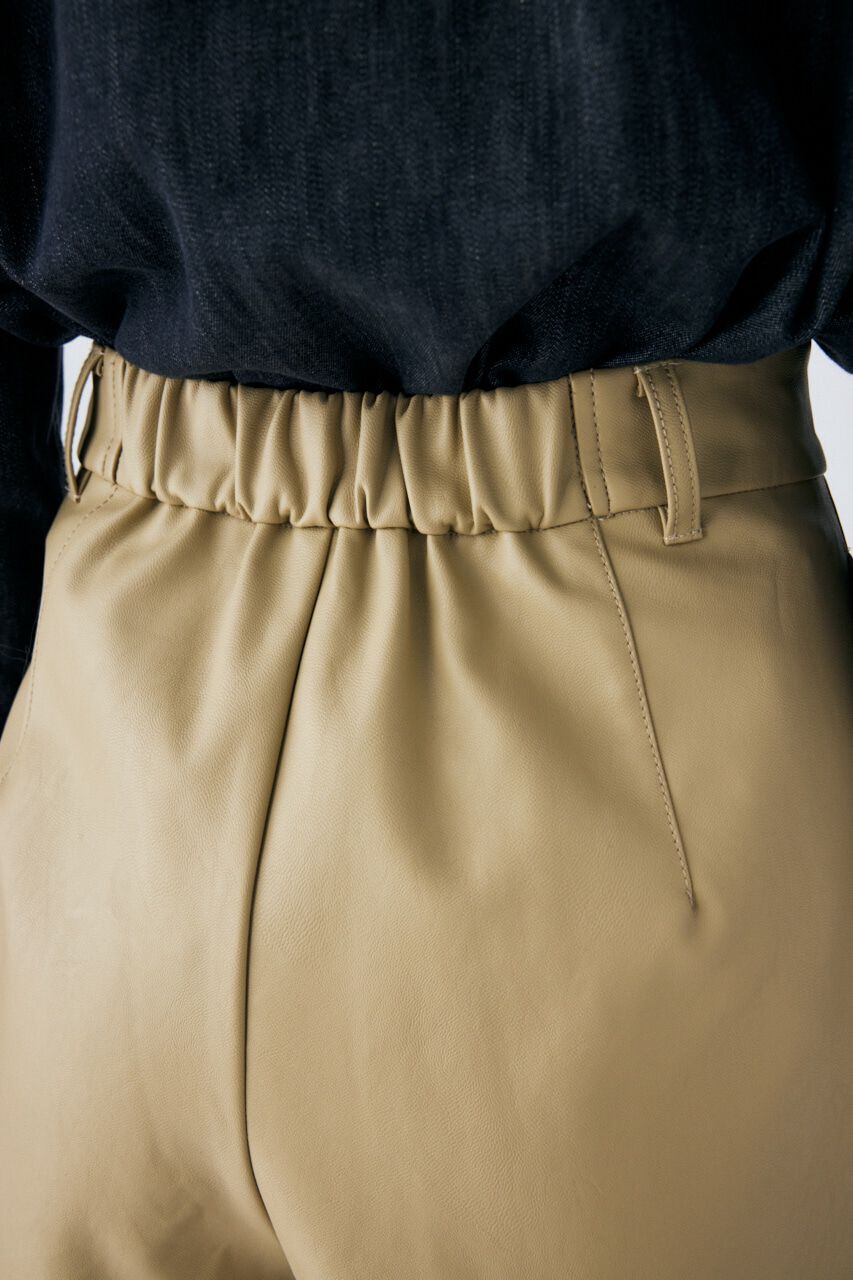 MOUSSY「F/LEATHER HW HALF パンツ」|その他|