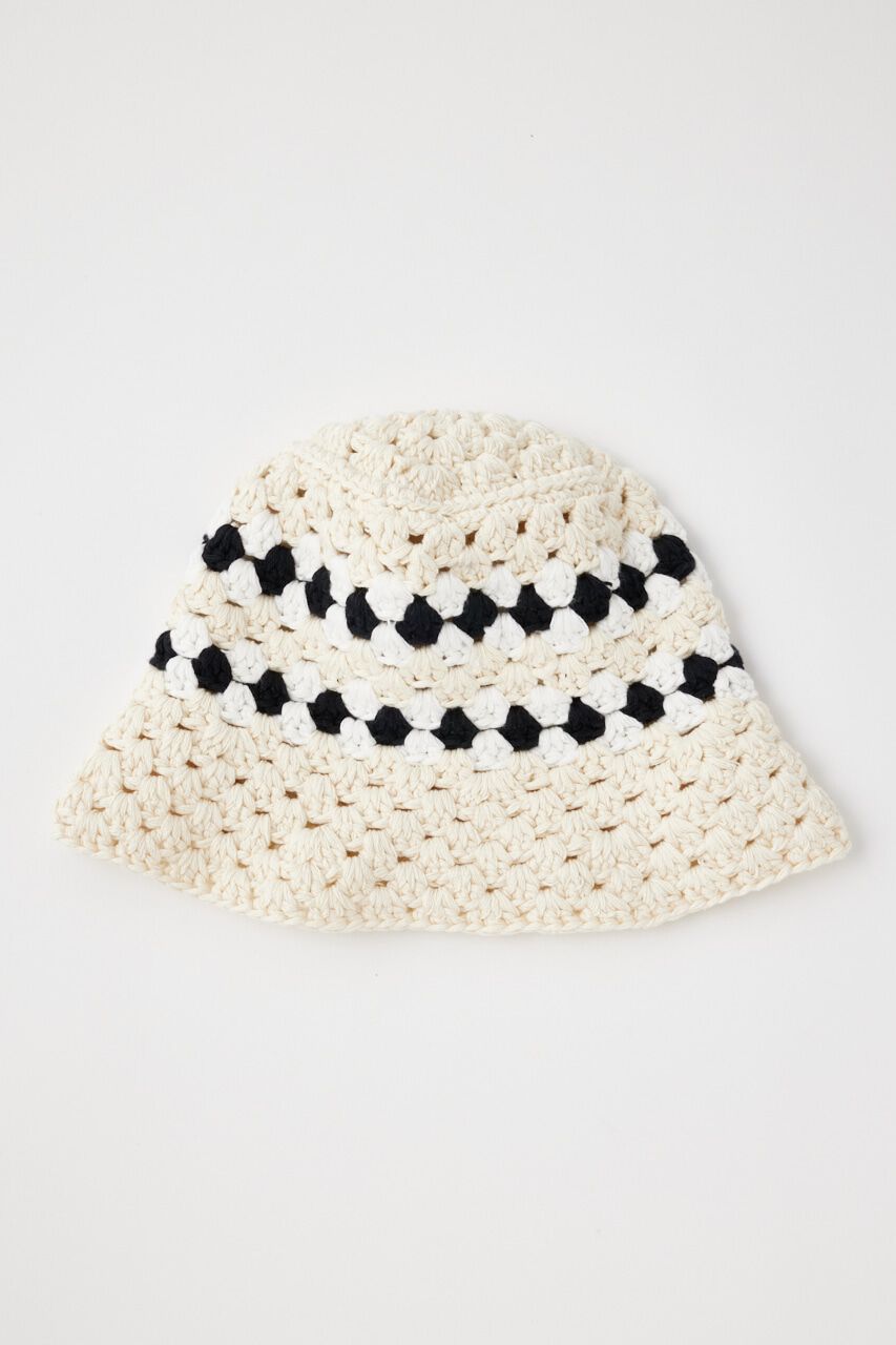 MOUSSY「CROCHET KNIT ハット」|その他|