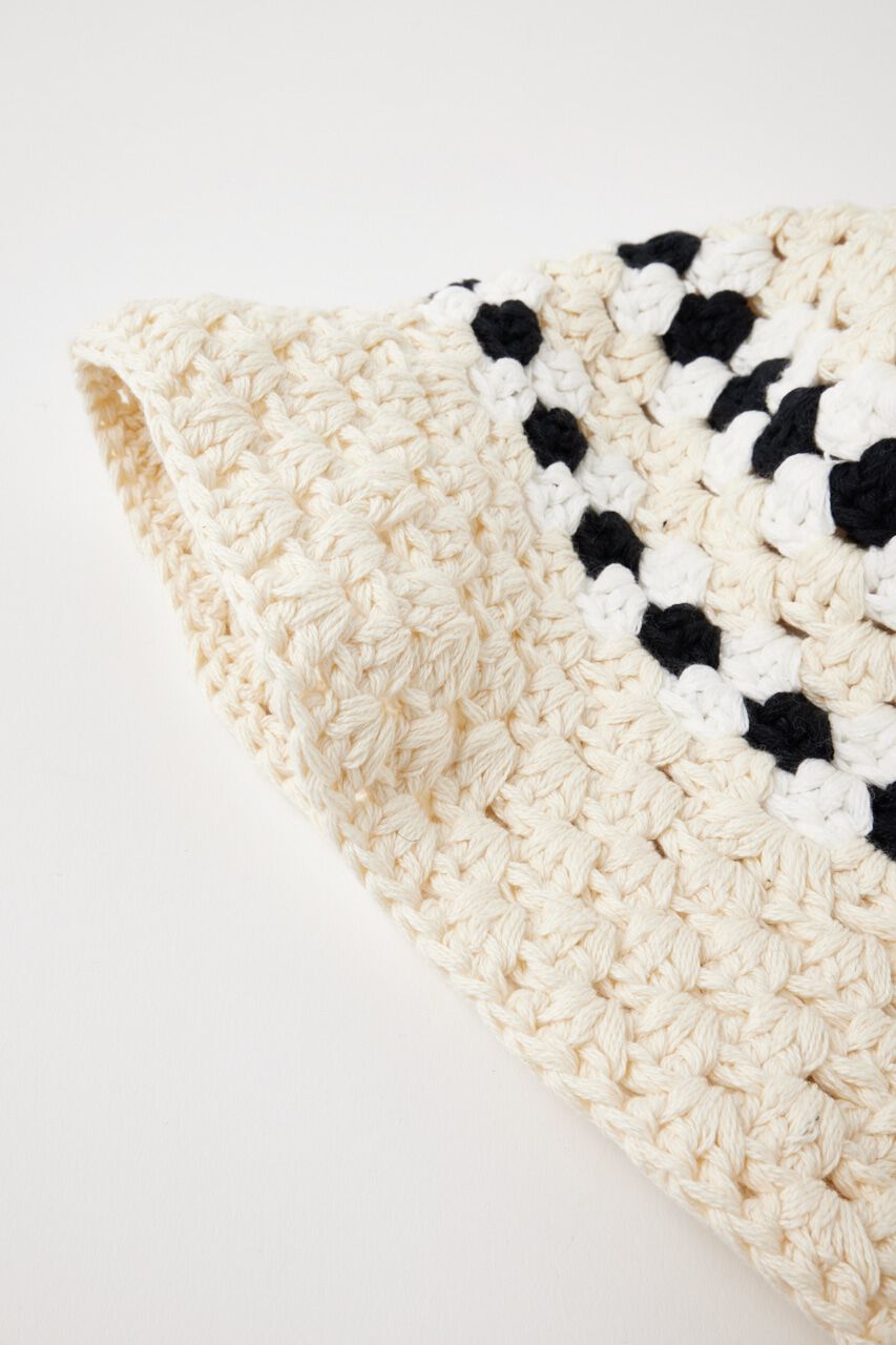 MOUSSY「CROCHET KNIT ハット」|その他|