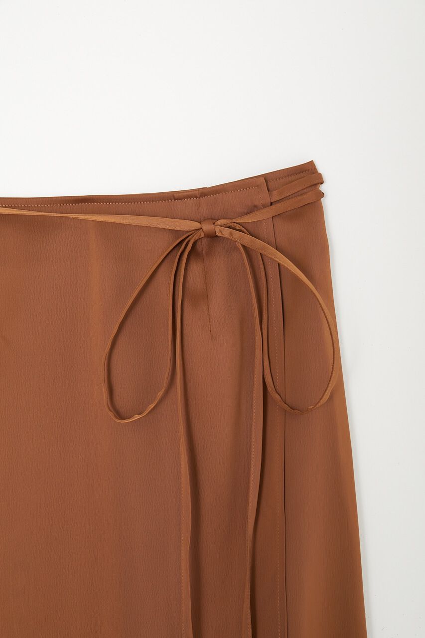 MOUSSY「WAIST TIE SATIN スカート」|スカート|