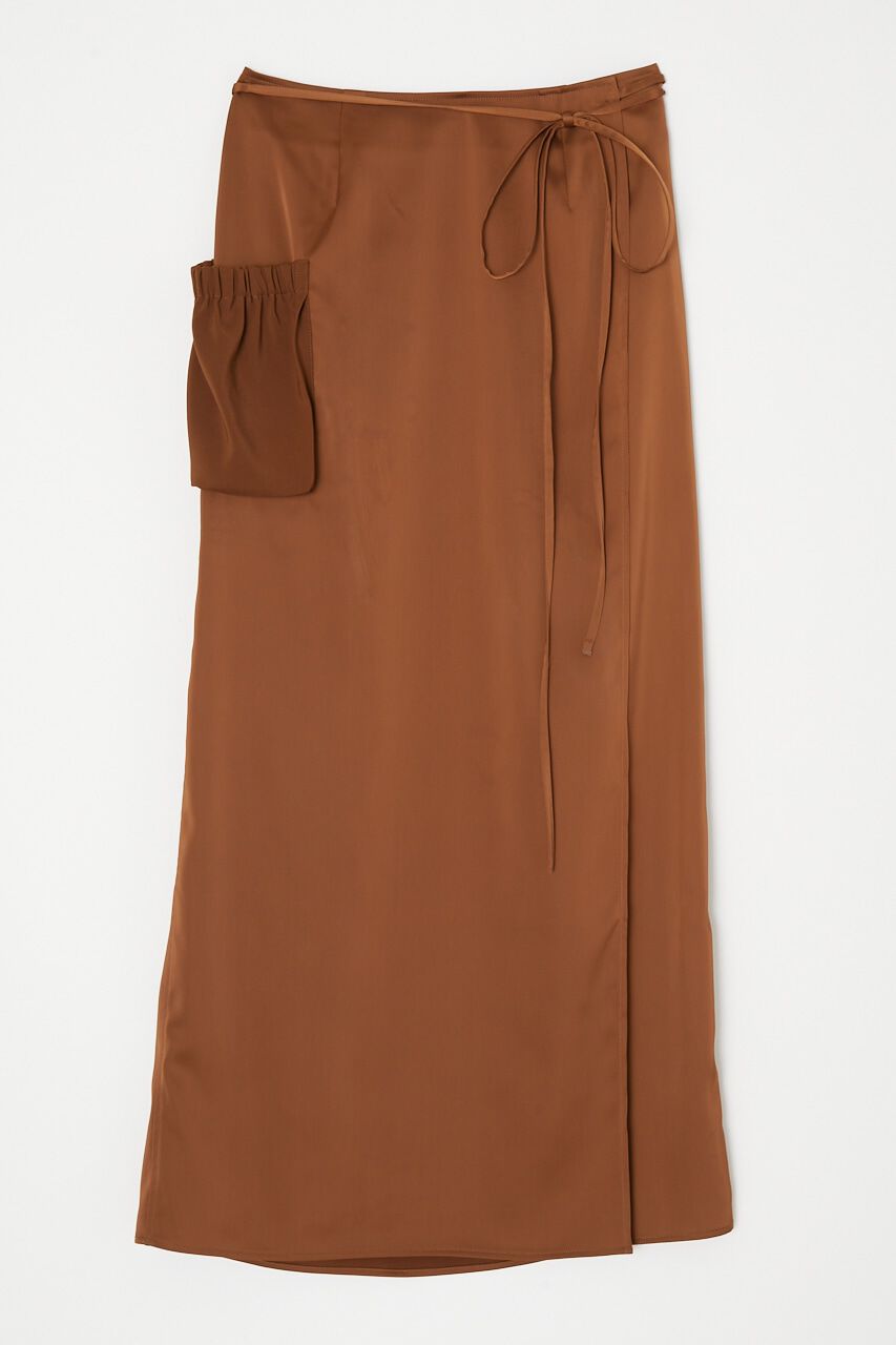 MOUSSY「WAIST TIE SATIN スカート」|スカート|