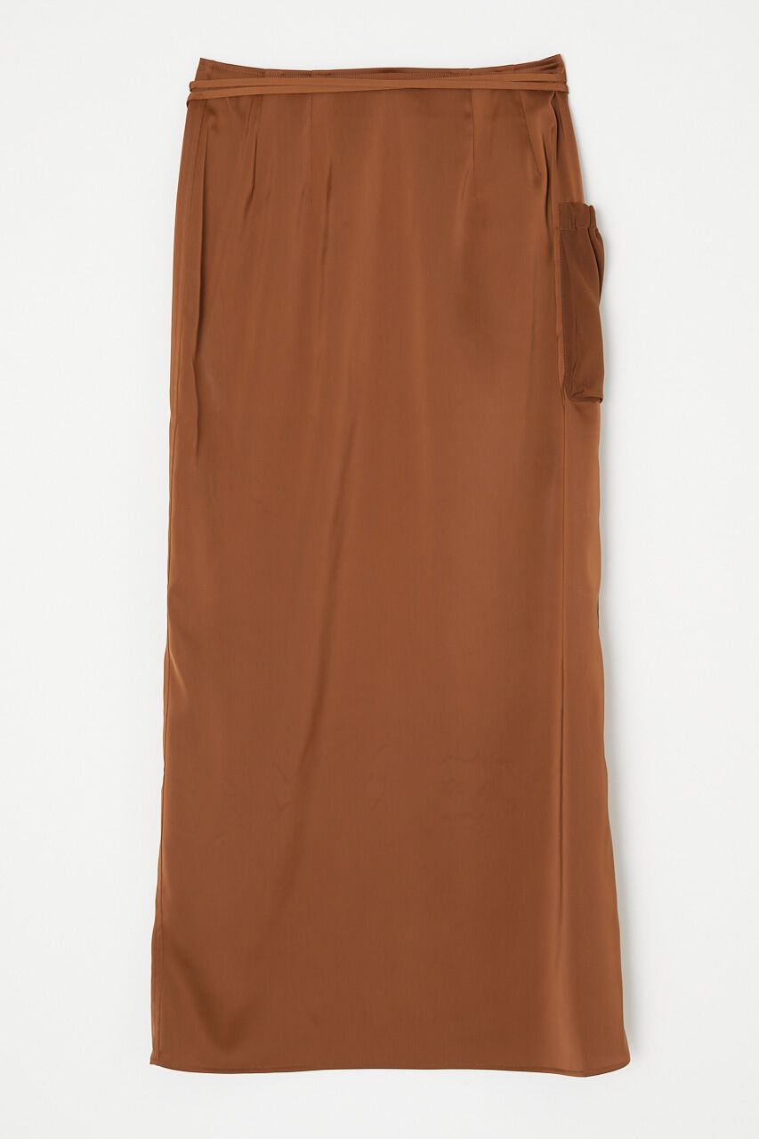 MOUSSY「WAIST TIE SATIN スカート」|スカート|