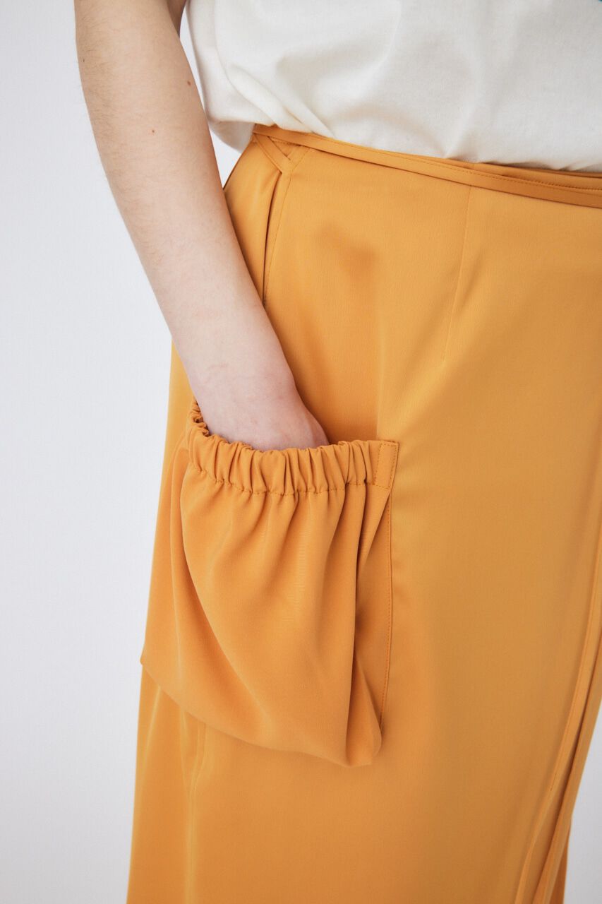 MOUSSY「WAIST TIE SATIN スカート」|スカート|