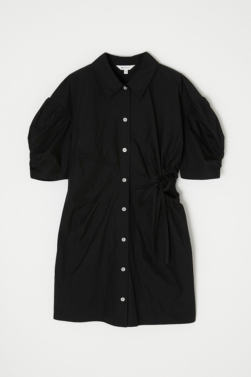 MOUSSY「SIDE OPEN SHIRT ミニドレス」|ワンピース|