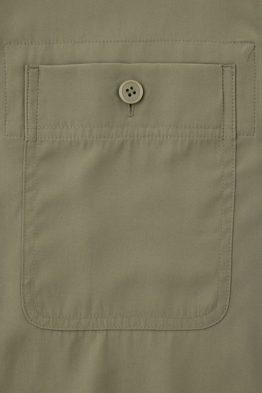 MOUSSY「BACK OPEN SHIRT ベスト」|ダウンベスト・ベスト|