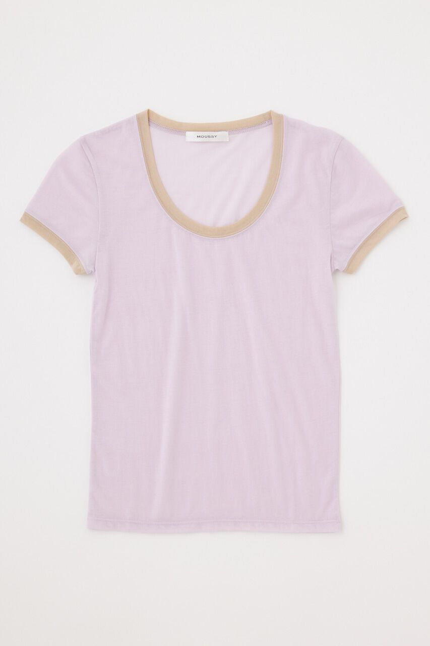 MOUSSY「SHEER RINGER TS」|Tシャツ・カットソー|