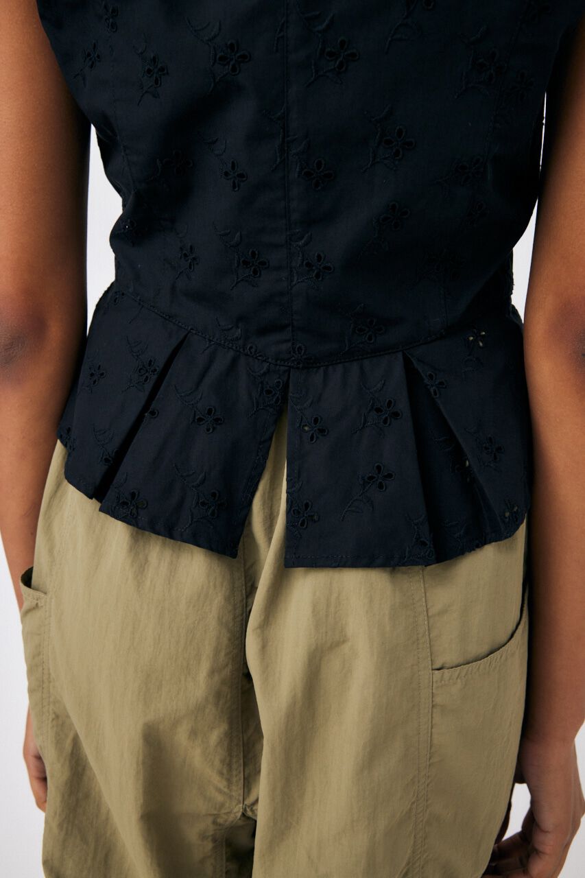 MOUSSY「EYELET CORSET ブラウス」|シャツ・ブラウス|