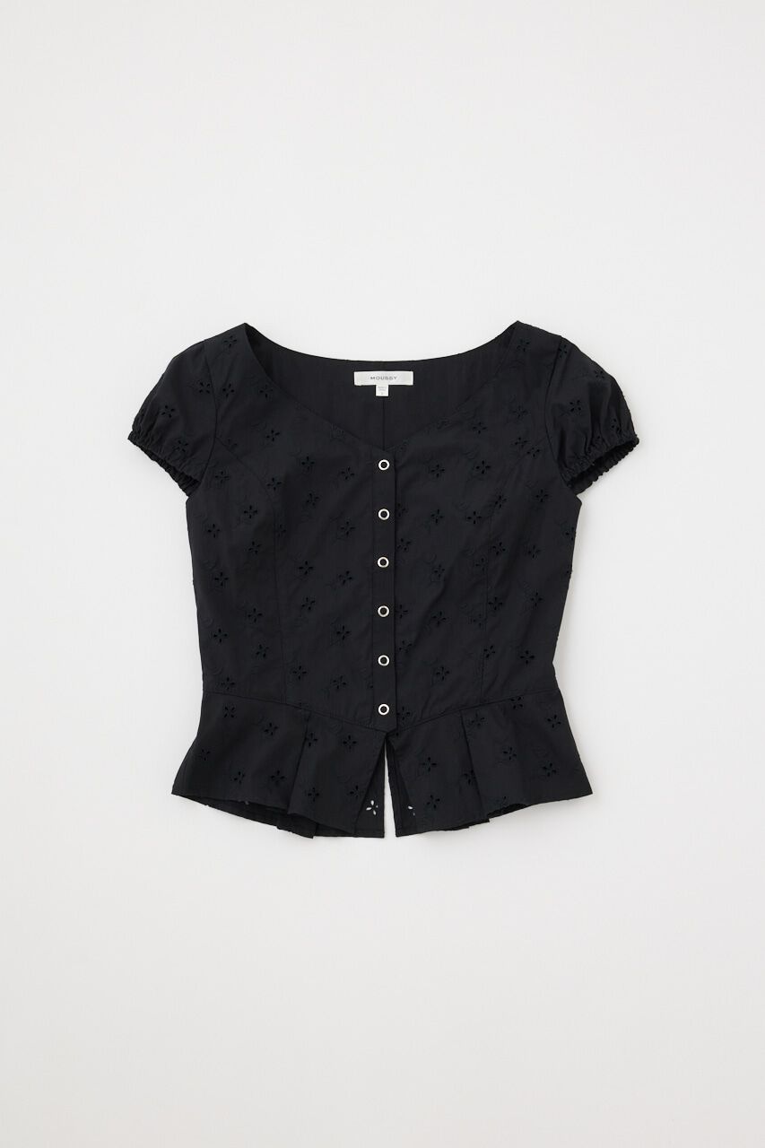 MOUSSY「EYELET CORSET ブラウス」|シャツ・ブラウス|