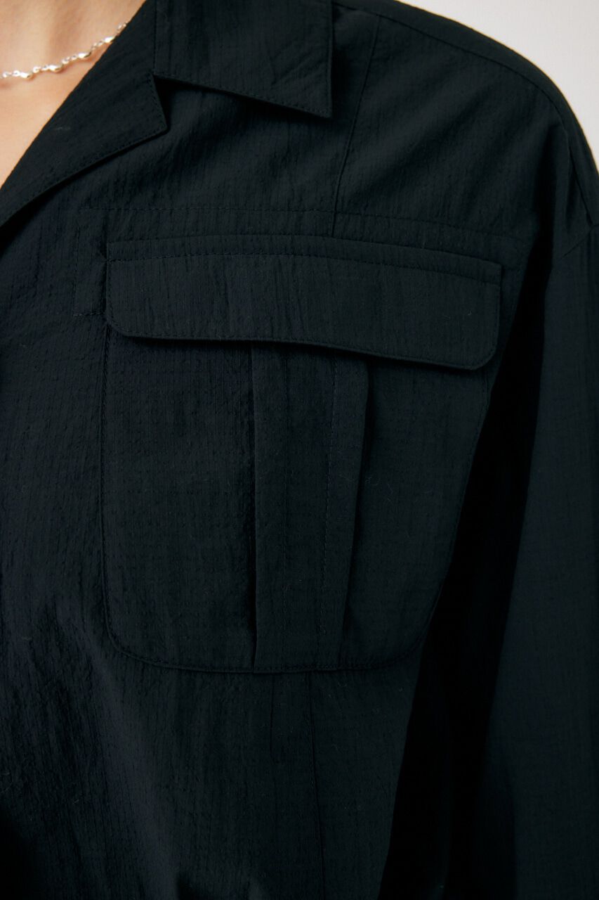 MOUSSY「RIPSTOP CROPPED シャツ」|シャツ・ブラウス|