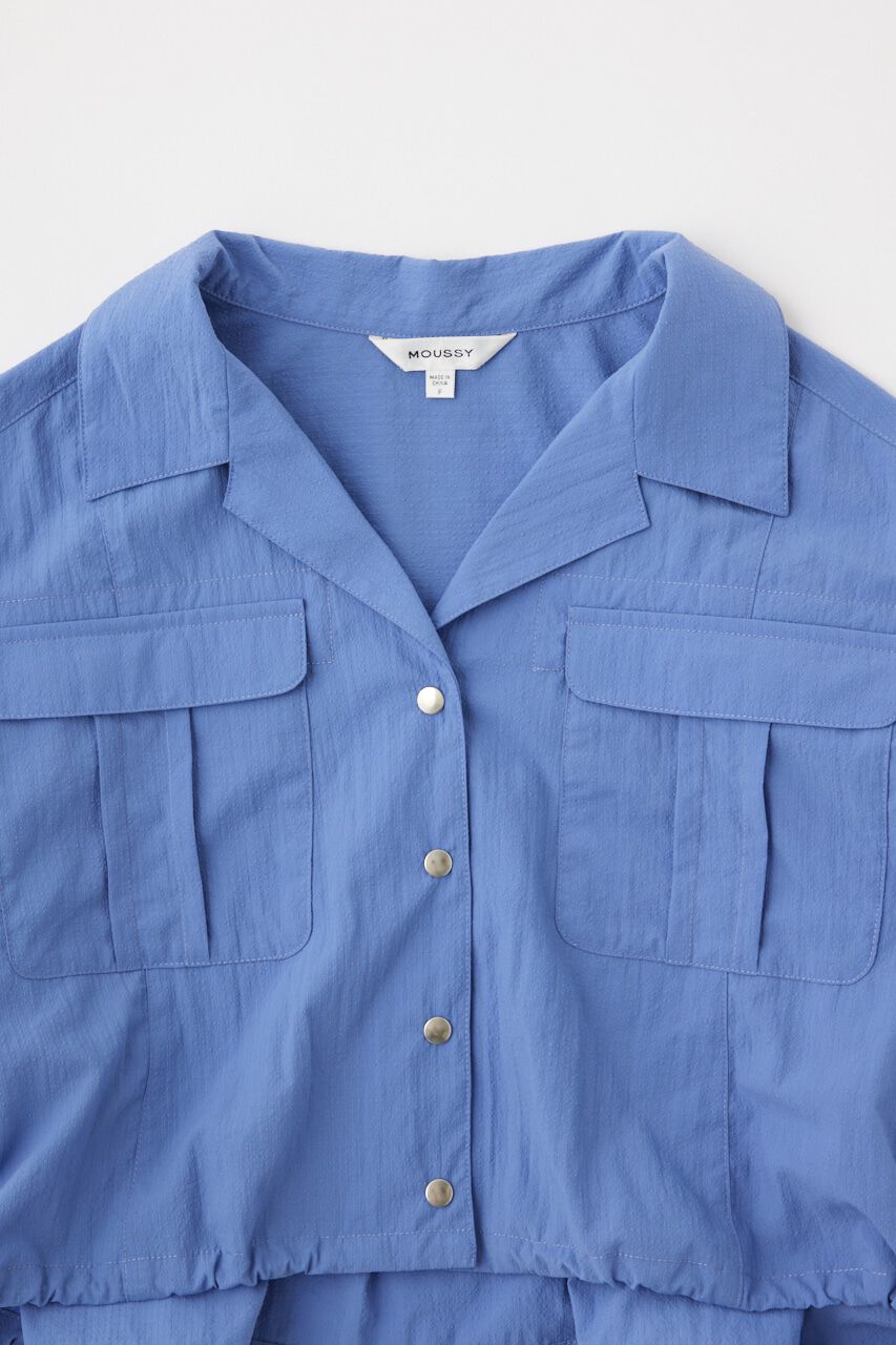 MOUSSY「RIPSTOP CROPPED シャツ」|シャツ・ブラウス|