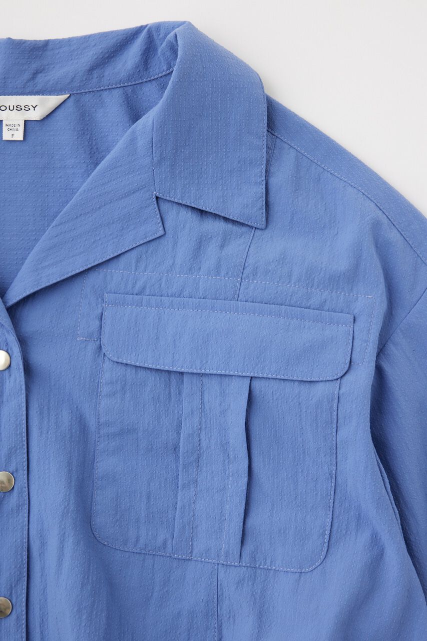 MOUSSY「RIPSTOP CROPPED シャツ」|シャツ・ブラウス|