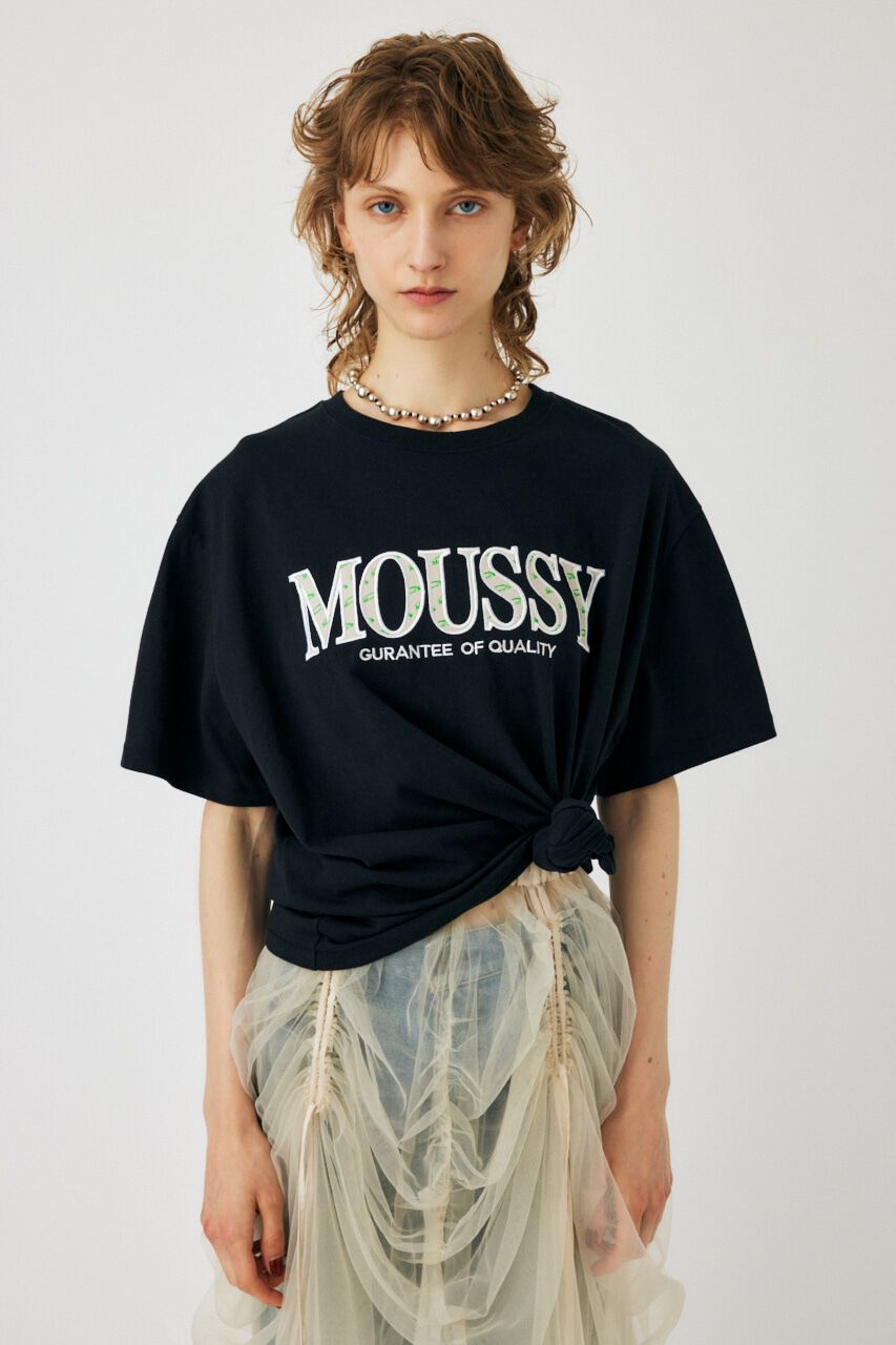 MOUSSY「MOUSSY LOGO IN LOGO Tシャツ」|Tシャツ・カットソー|
