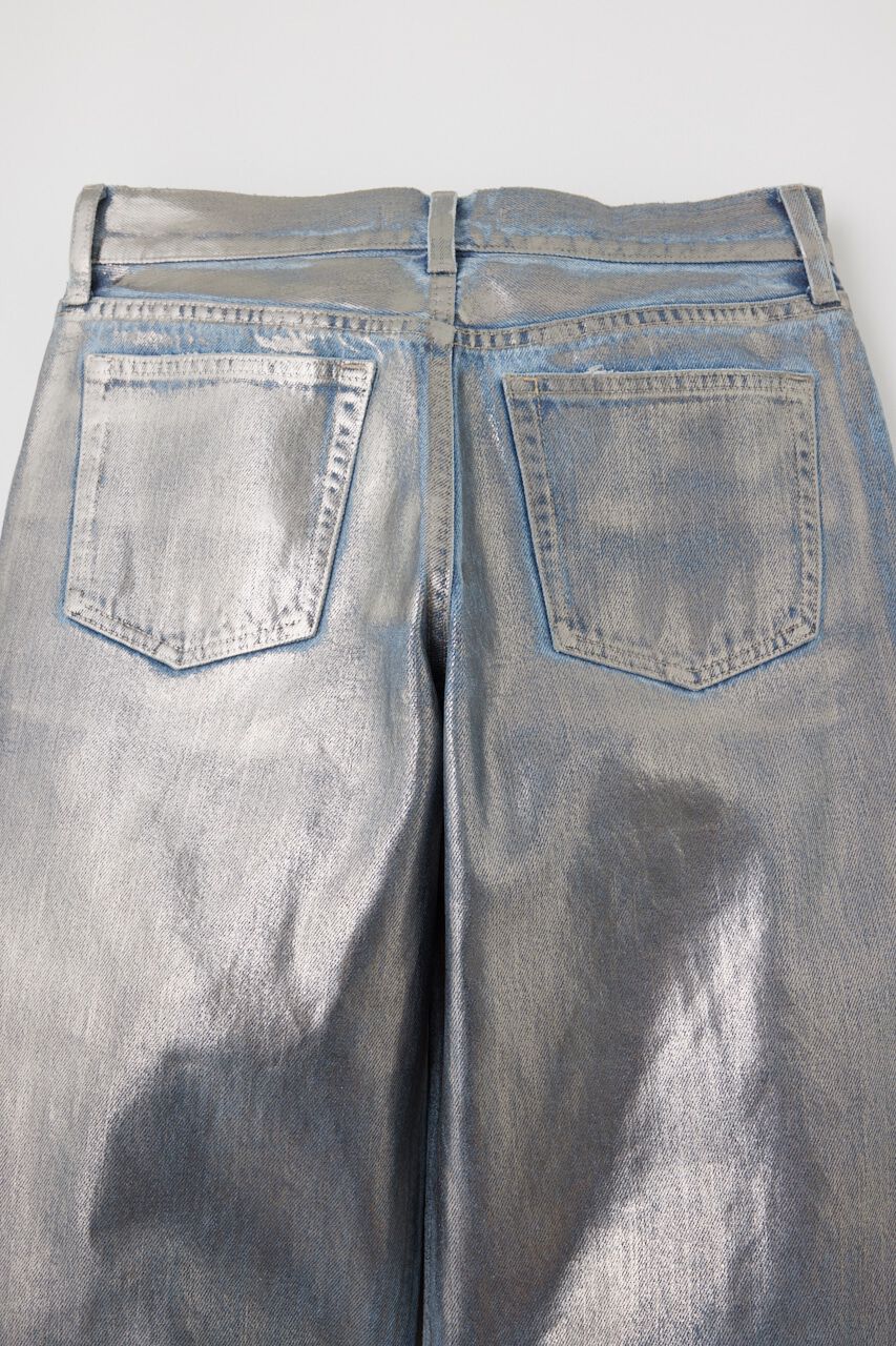 MOUSSY「FOIL PRINT 90S LOWRISE STRAIGHT」|デニム|