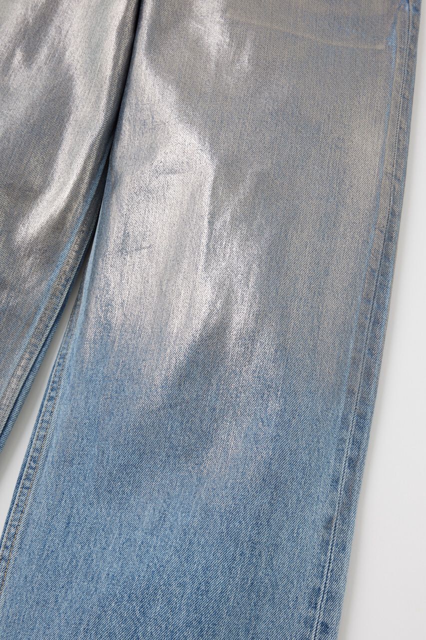 MOUSSY「FOIL PRINT 90S LOWRISE STRAIGHT」|デニム|