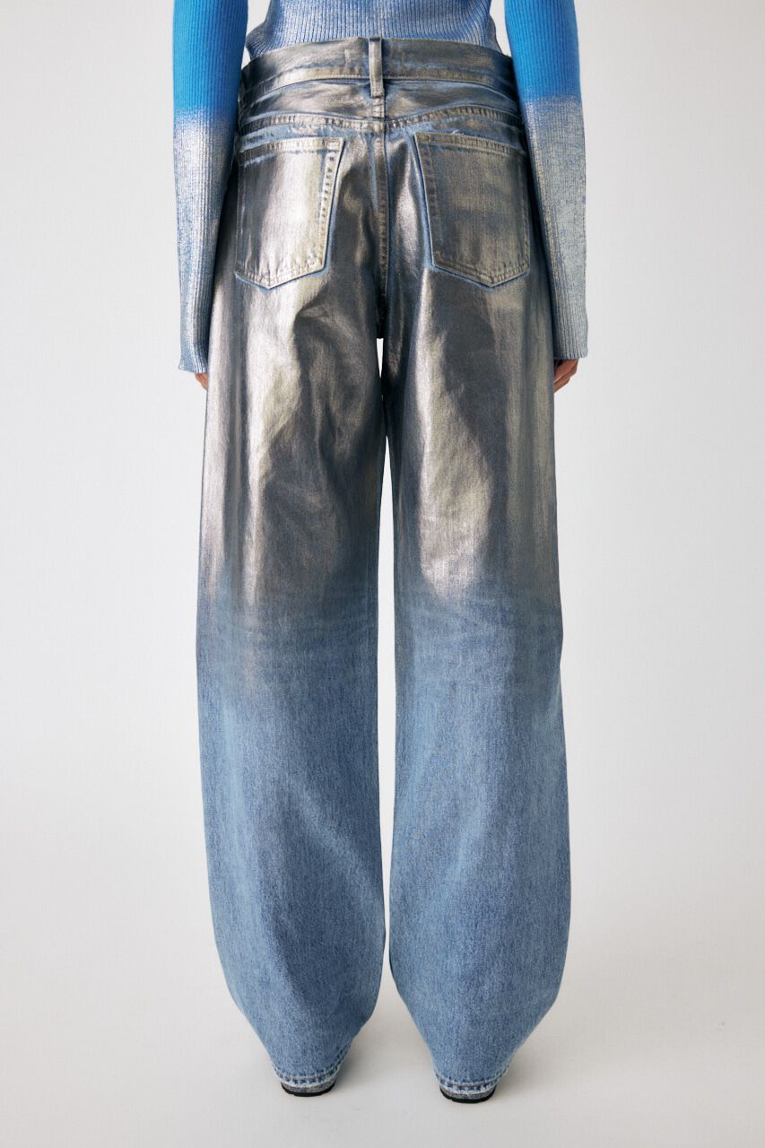 MOUSSY「FOIL PRINT 90S LOWRISE STRAIGHT」|デニム|