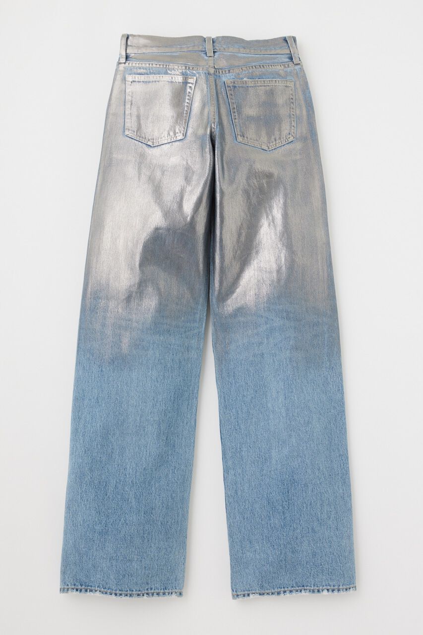 MOUSSY「FOIL PRINT 90S LOWRISE STRAIGHT」|デニム|