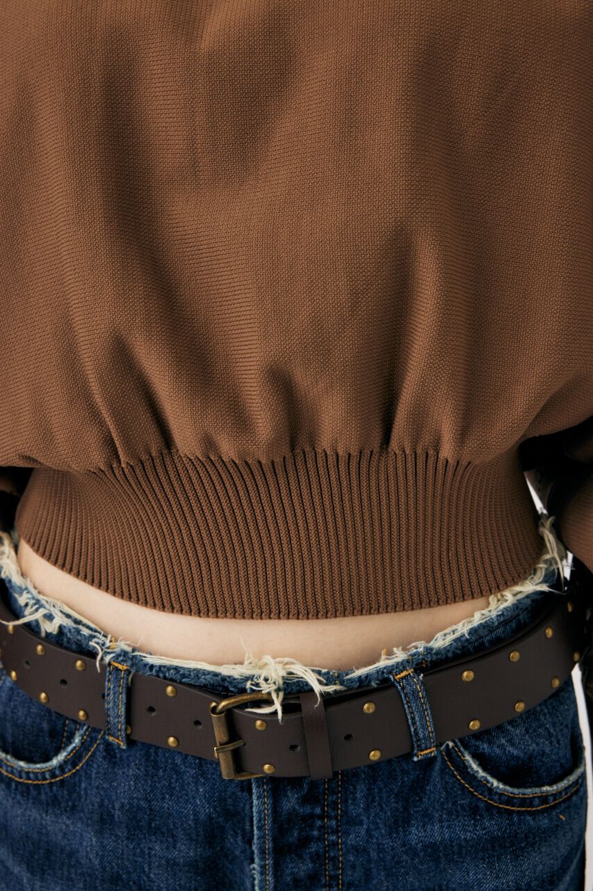 MOUSSY「KNIT COMBI MINI ドレス」|ワンピース|