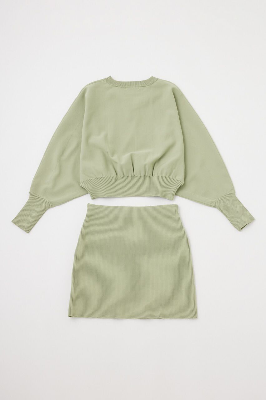 MOUSSY「KNIT COMBI MINI ドレス」|ワンピース|