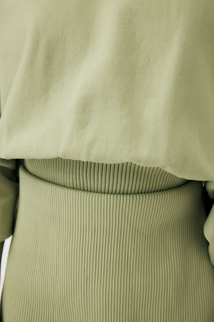 MOUSSY「KNIT COMBI MINI ドレス」|ワンピース|