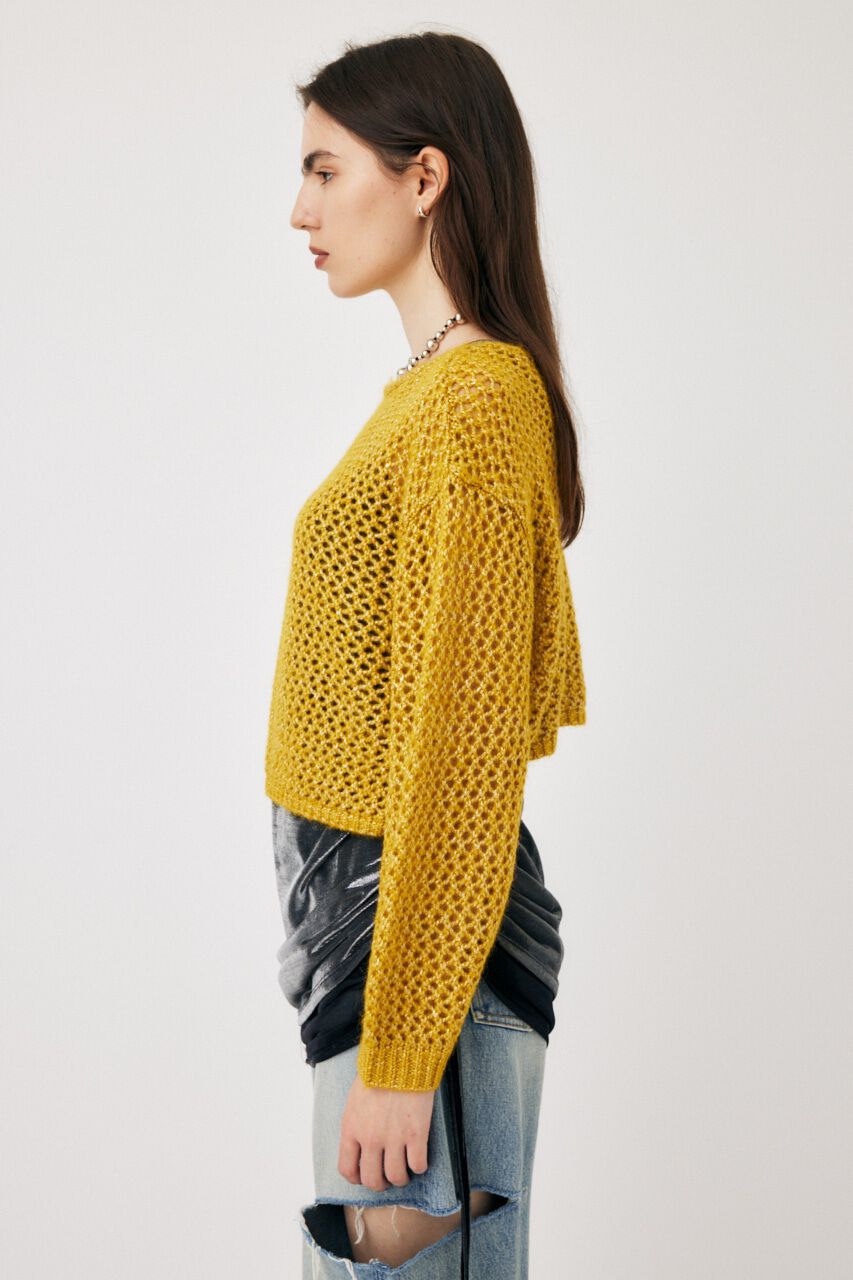 MOUSSY「LUREX MESH ニット」|ニット・セーター|