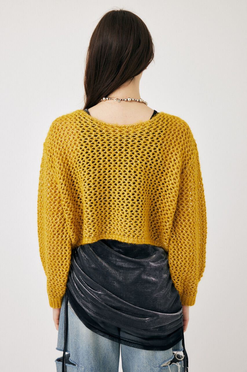 MOUSSY「LUREX MESH ニット」|ニット・セーター|