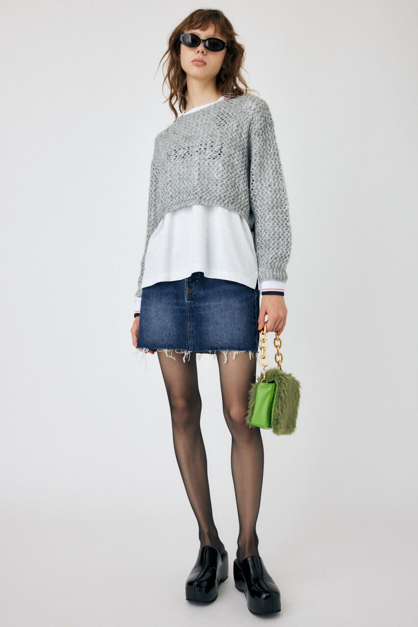 MOUSSY「LUREX MESH ニット」|ニット・セーター|