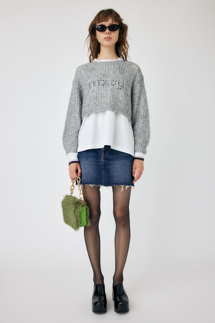 MOUSSY「LUREX MESH ニット」|ニット・セーター|