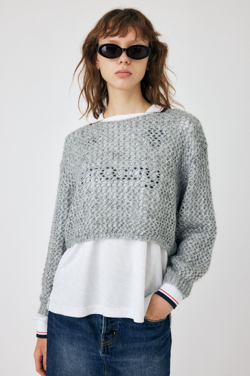 MOUSSY「LUREX MESH ニット」|ニット・セーター|