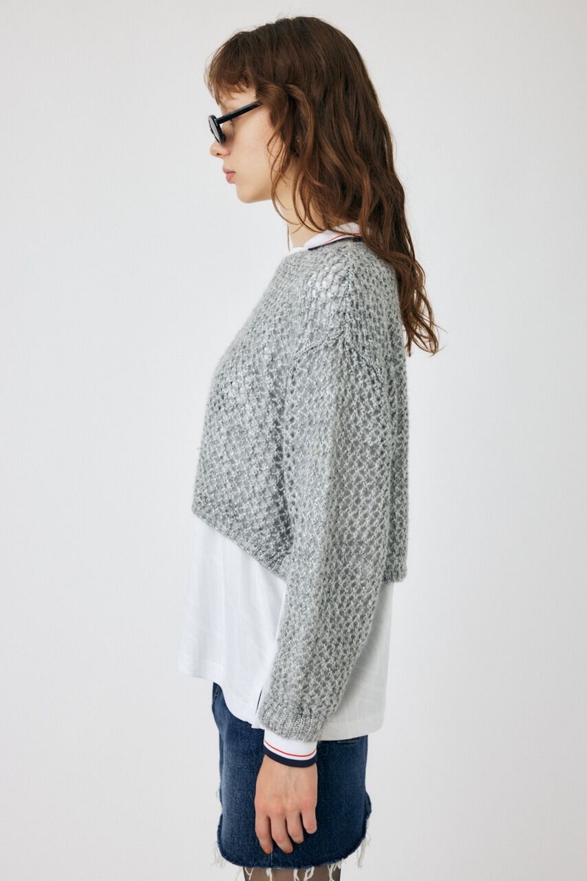 MOUSSY「LUREX MESH ニット」|ニット・セーター|