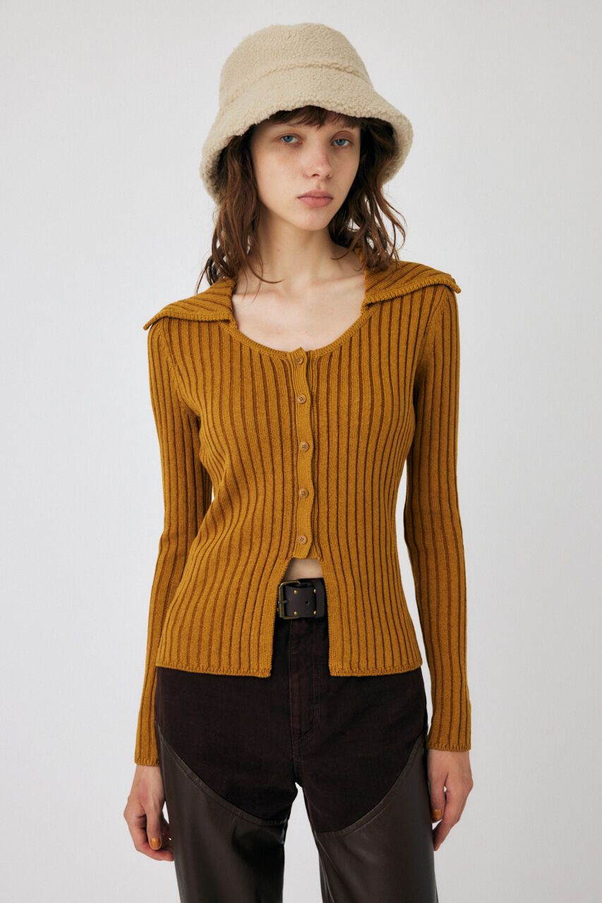 MOUSSY「SKIPPER BI COLOR ニット」|ニット・セーター|