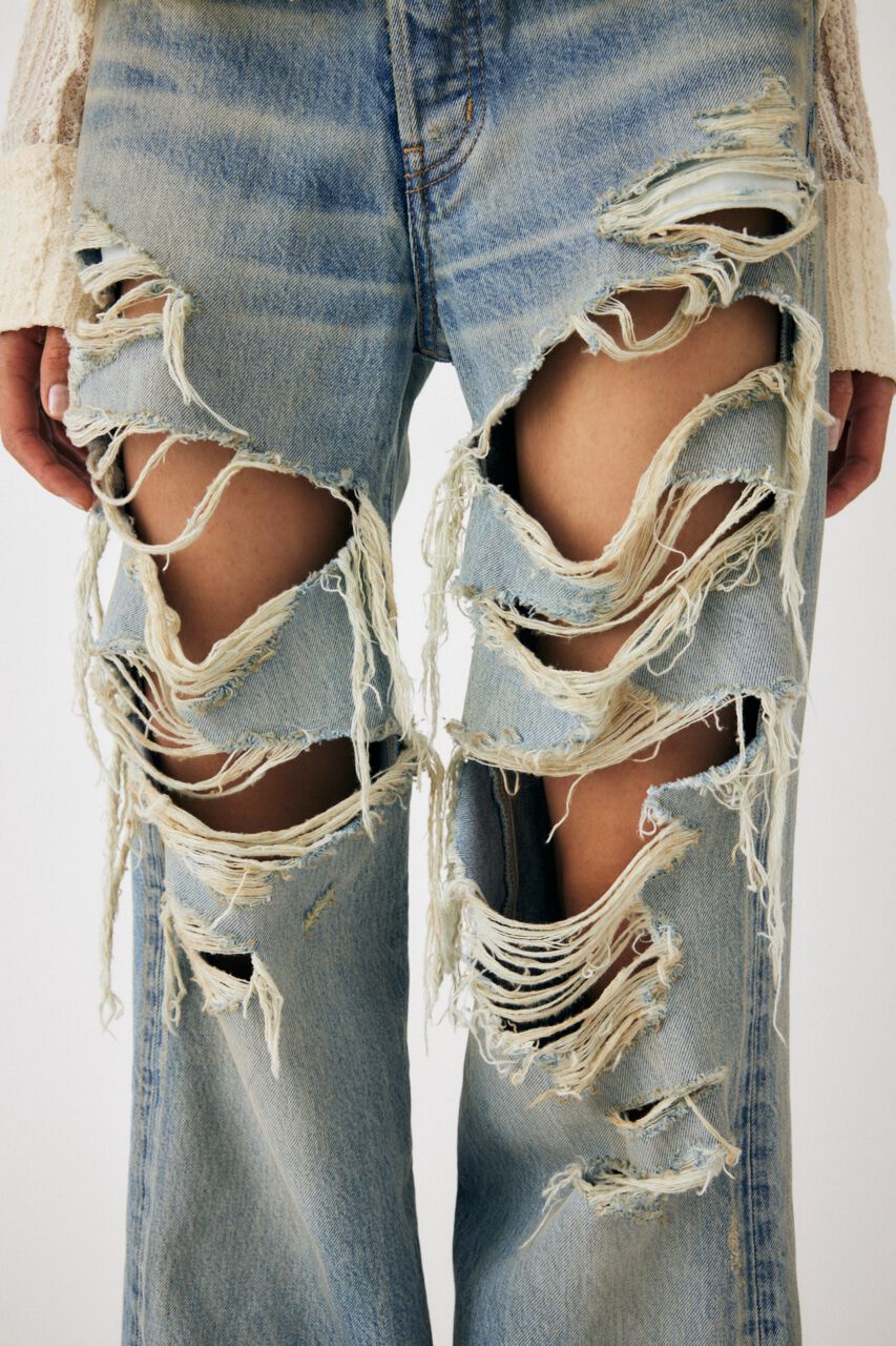 MOUSSY「MIDRISE STRAIGHT」|デニム|