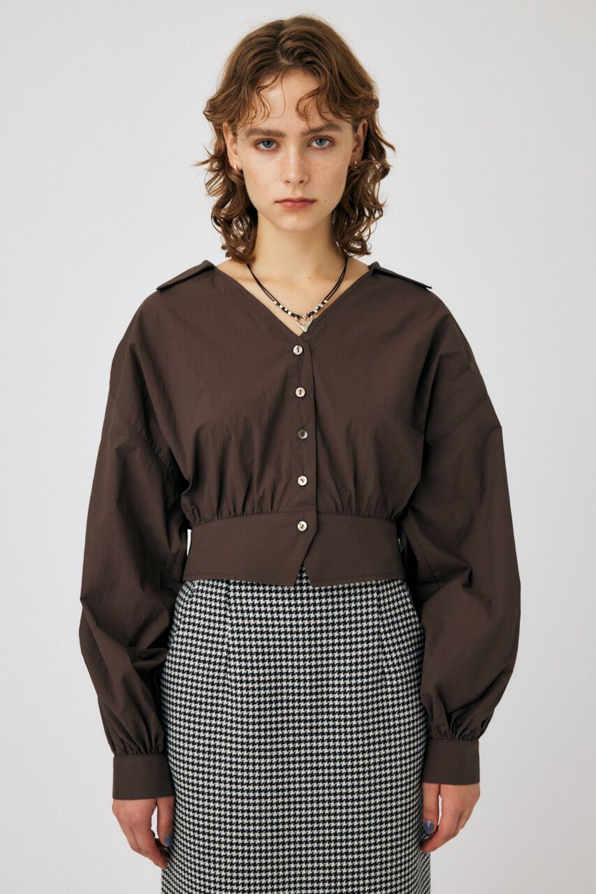 MOUSSY「DOLMAN SHIRT ブラウス」|シャツ・ブラウス|