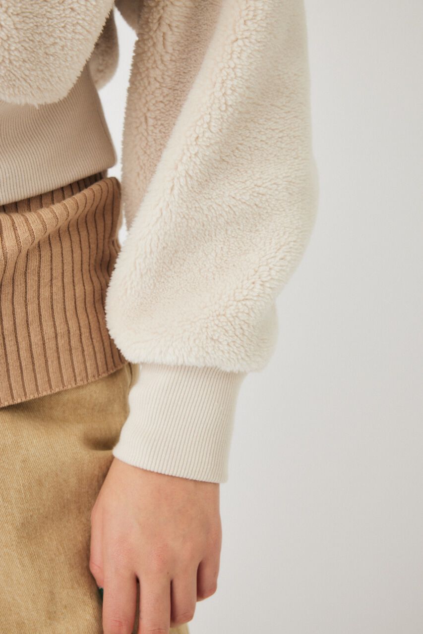 MOUSSY「MOUSSY BOA HALF ZIPプルオーバー」|Tシャツ・カットソー|