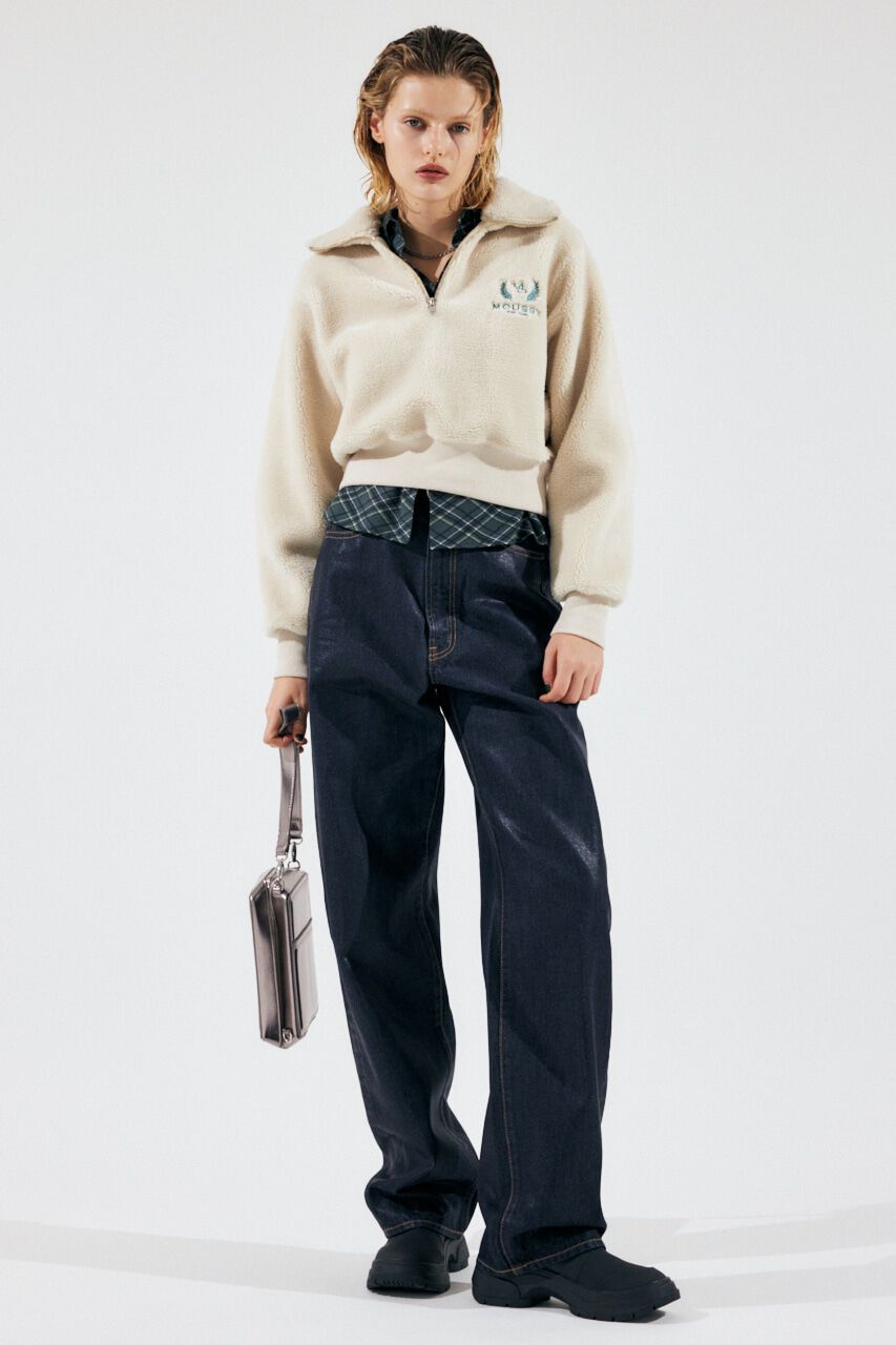 MOUSSY「MOUSSY BOA HALF ZIPプルオーバー」|Tシャツ・カットソー|