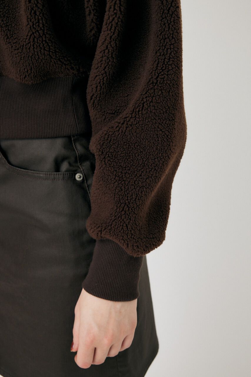 MOUSSY「MOUSSY BOA HALF ZIPプルオーバー」|Tシャツ・カットソー|