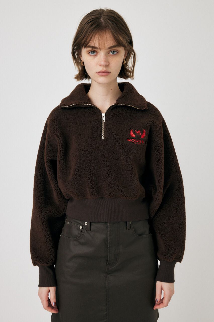 MOUSSY「MOUSSY BOA HALF ZIPプルオーバー」|Tシャツ・カットソー|